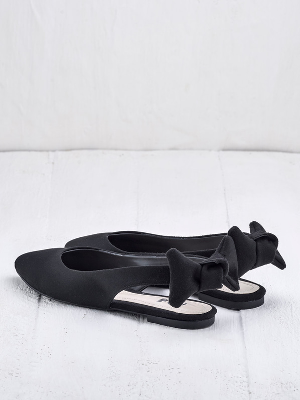 Siyah kadın babet - Elle Shoes