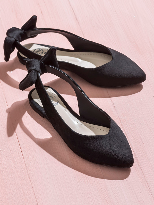 Siyah kadın babet - Elle Shoes