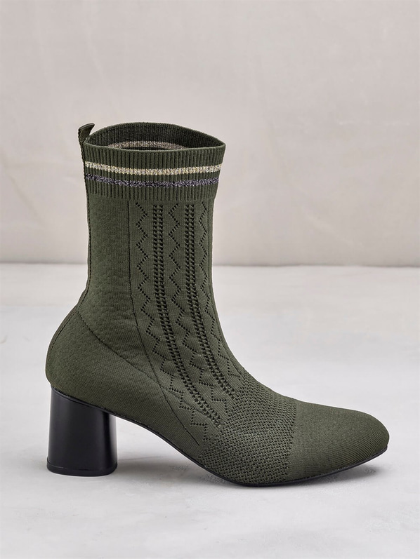 Haki kadın bot - Elle Shoes
