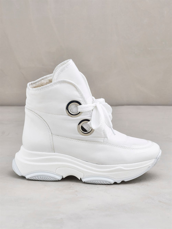 Beyaz kadın bot - Elle Shoes