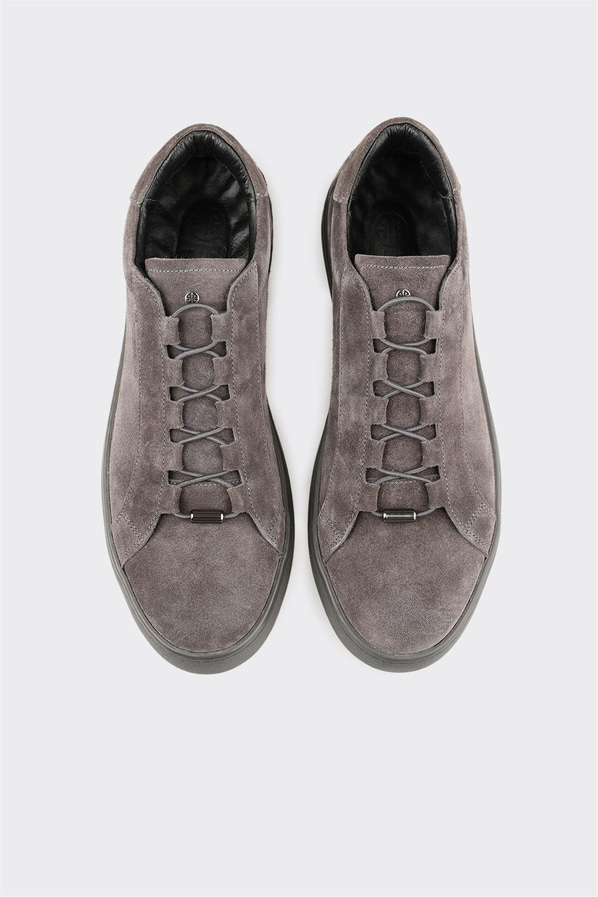 Antrasit Deri Erkek Günlük Ayakkabı