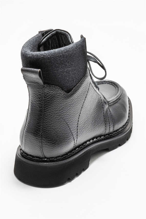 Antrasit deri erkek klasik bot - Elle Shoes