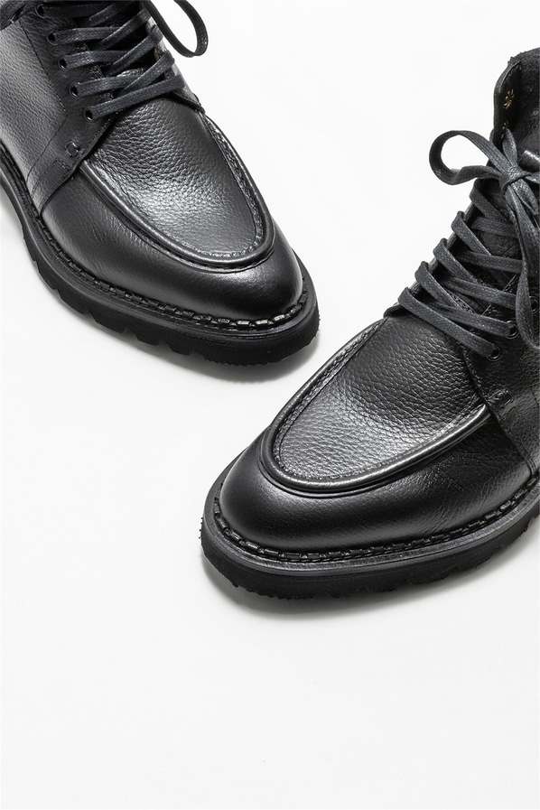 Antrasit deri erkek klasik bot - Elle Shoes