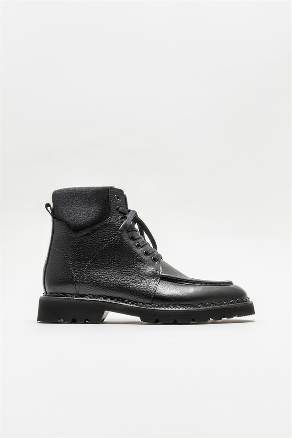 Antrasit deri erkek klasik bot - Elle Shoes