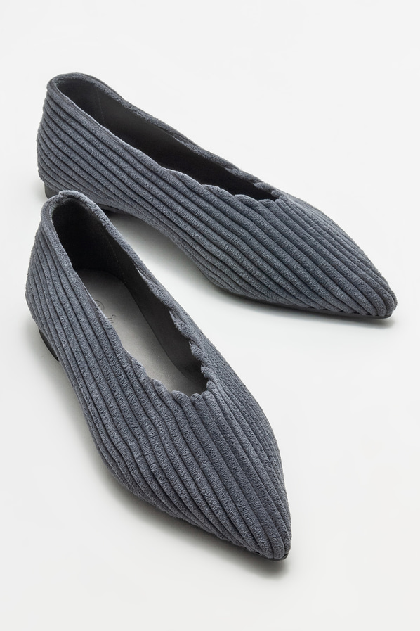 Antrasit kadın babet - Elle Shoes