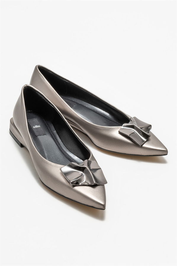 Antrasit kadın babet - Elle Shoes