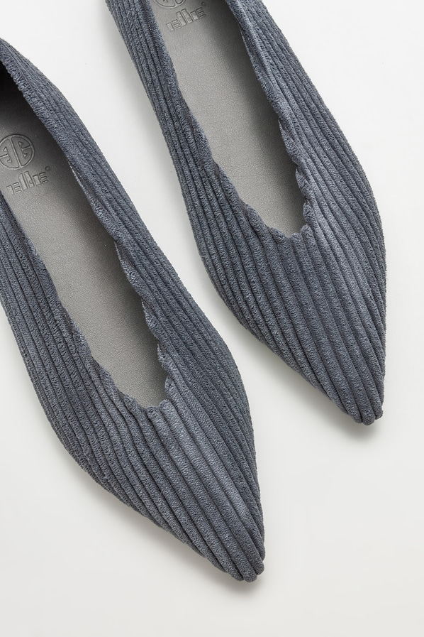 Antrasit kadın babet - Elle Shoes