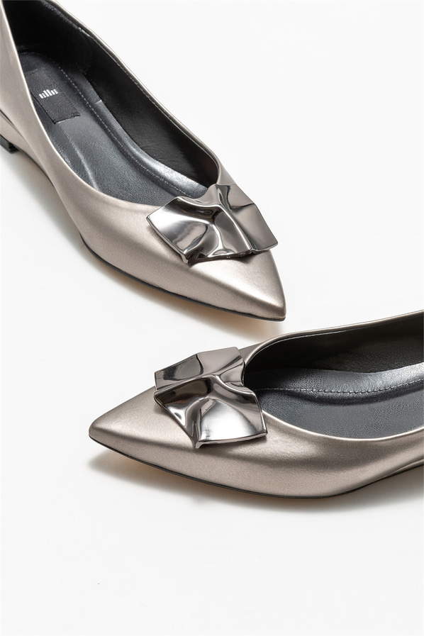 Antrasit kadın babet - Elle Shoes