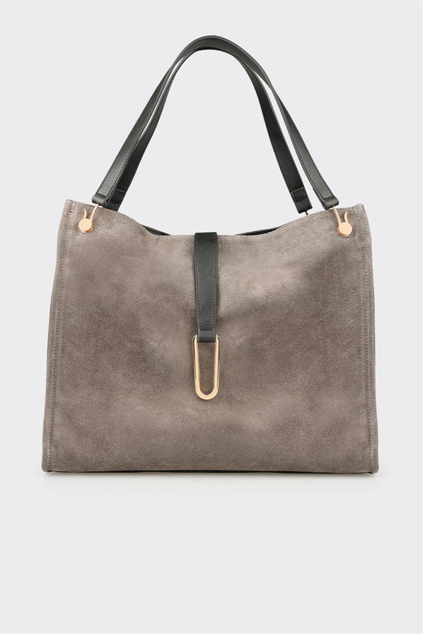 Antrasit Kadın Büyük Omuz Çantası