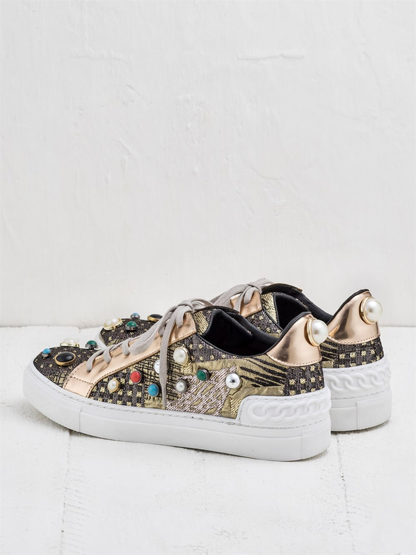 Pudra kadın ayakkabı - Elle Shoes