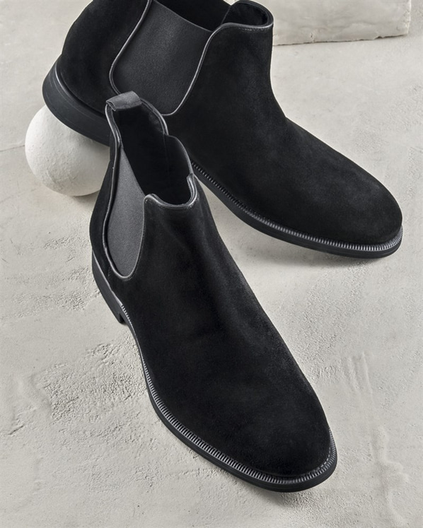 Siyah erkek bot - Elle Shoes