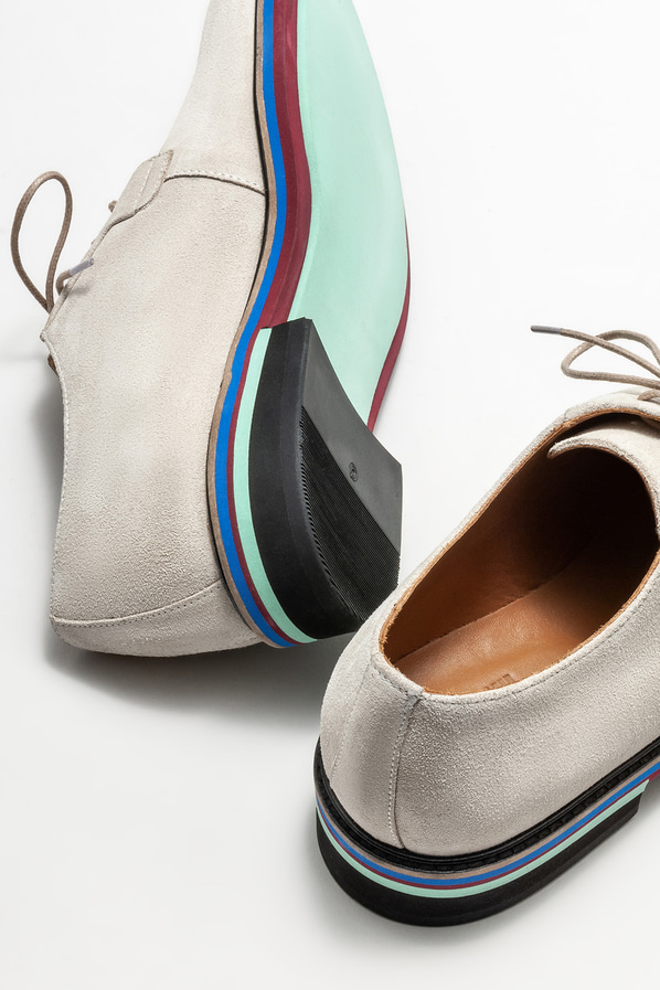 Bej deri erkek günlük ayakkabı, günlük kullanım için - Elle Shoes