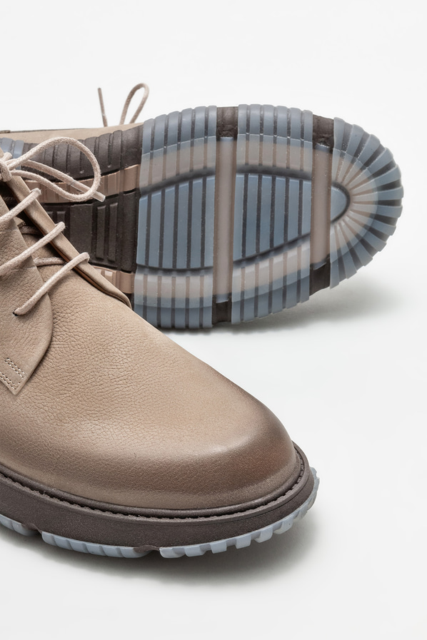 Bej deri erkek günlük bot, günlük kullanım için - Elle Shoes