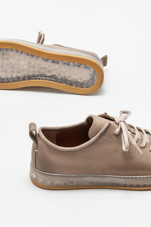 Bej deri erkek spor ayakkabı - Elle Shoes