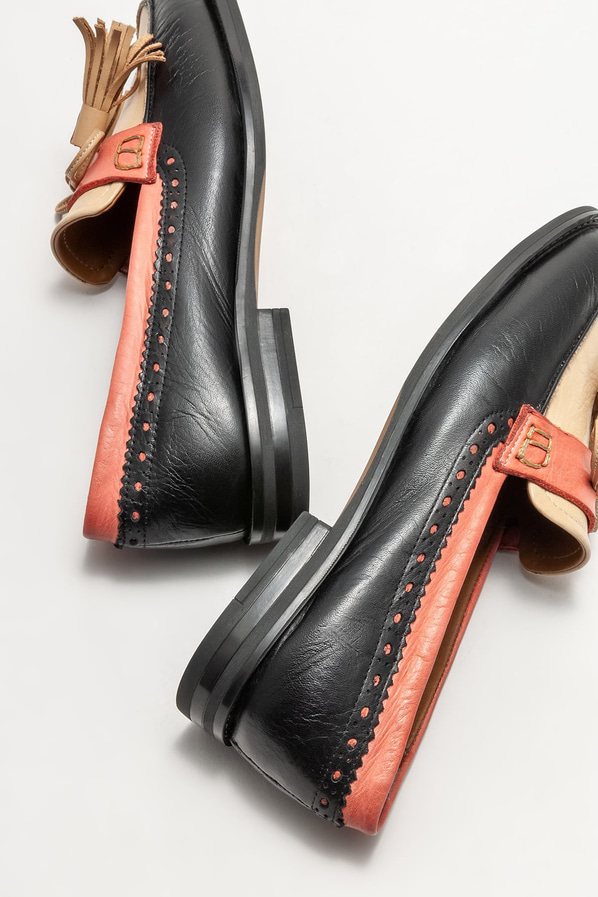 Bej deri kadın loafer - Elle Shoes