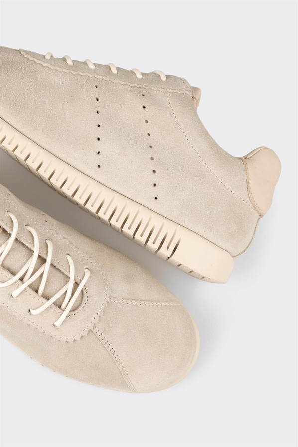 Bej deri kadın sneaker - Elle Shoes