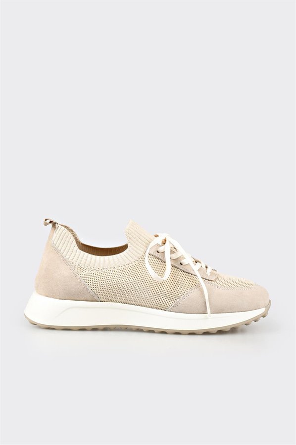 Bej erkek spor ayakkabı - Elle Shoes