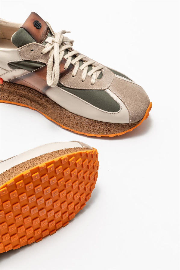 Bej erkek spor ayakkabı - Elle Shoes