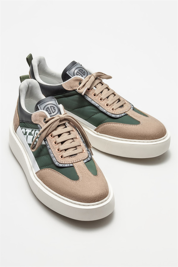 Bej erkek spor ayakkabı - Elle Shoes