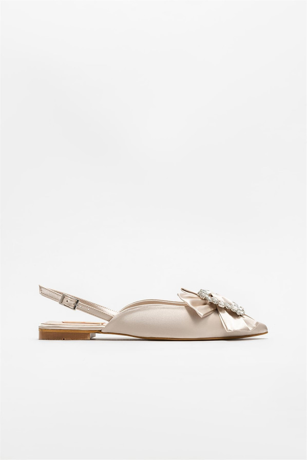 Bej kadın babet - Elle Shoes