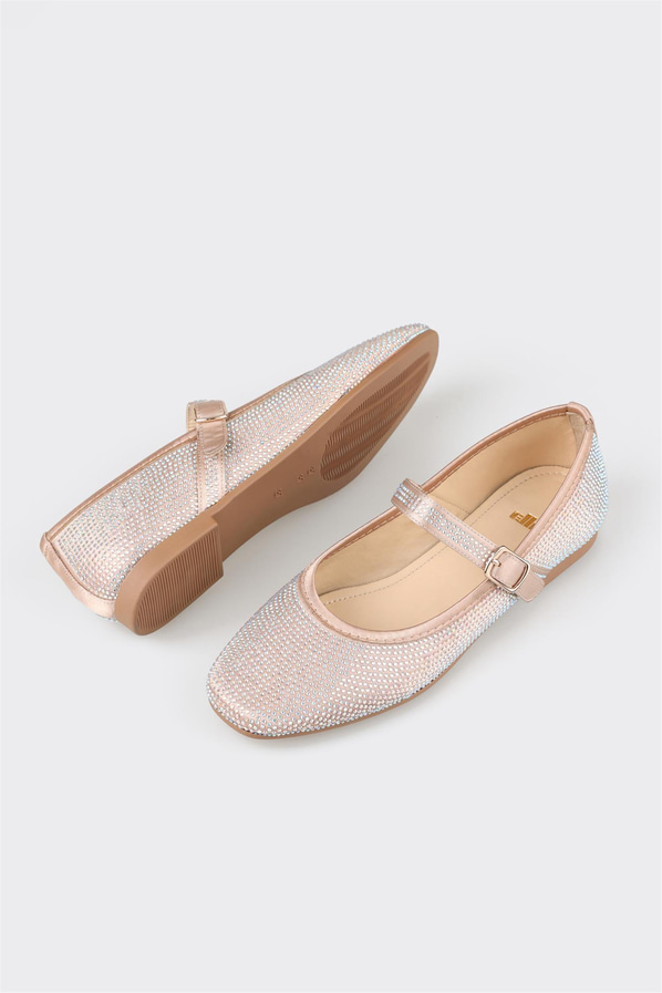 Bej kadın babet - Elle Shoes