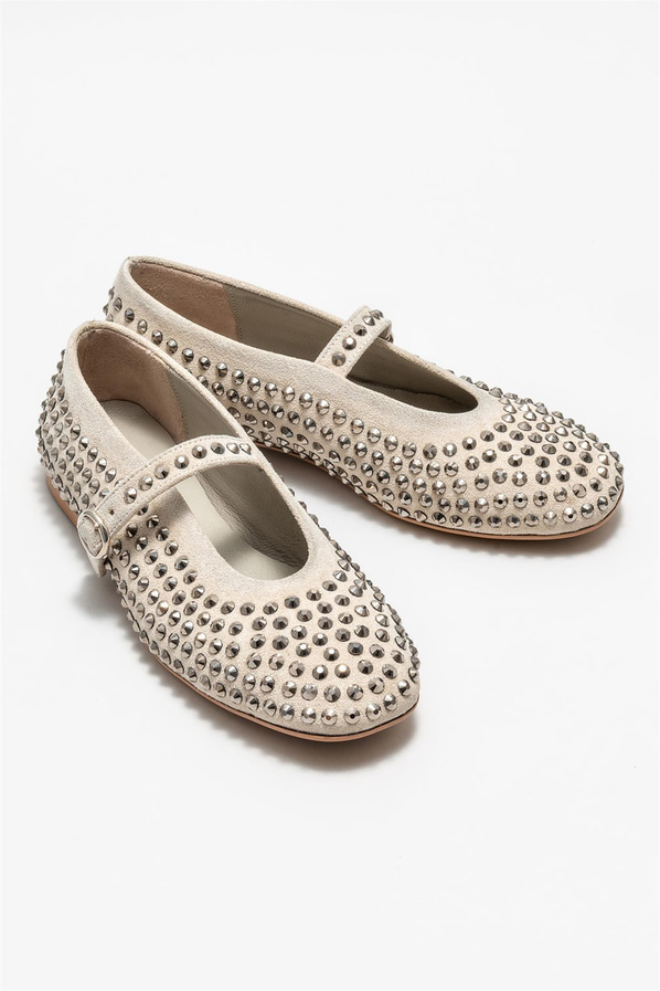 Bej kadın babet - Elle Shoes
