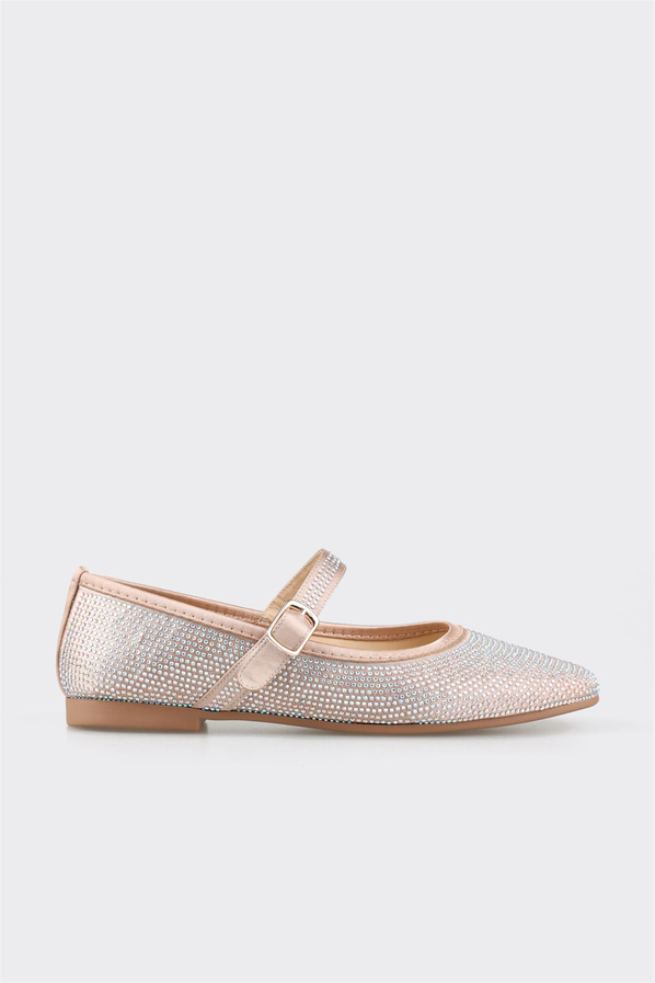 Bej kadın babet - Elle Shoes
