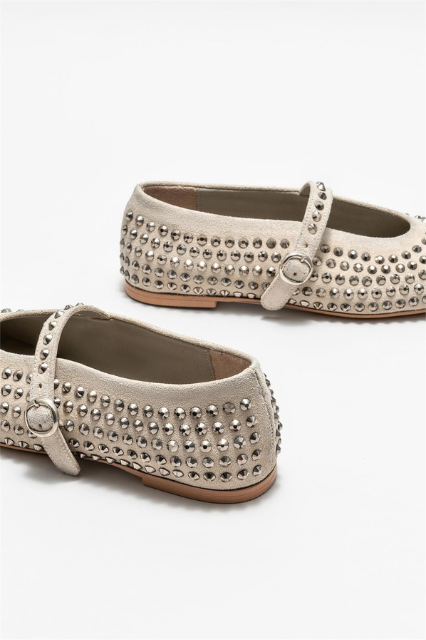 Bej kadın babet - Elle Shoes