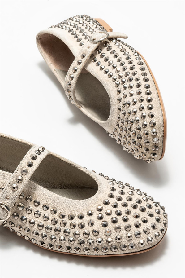 Bej kadın babet - Elle Shoes
