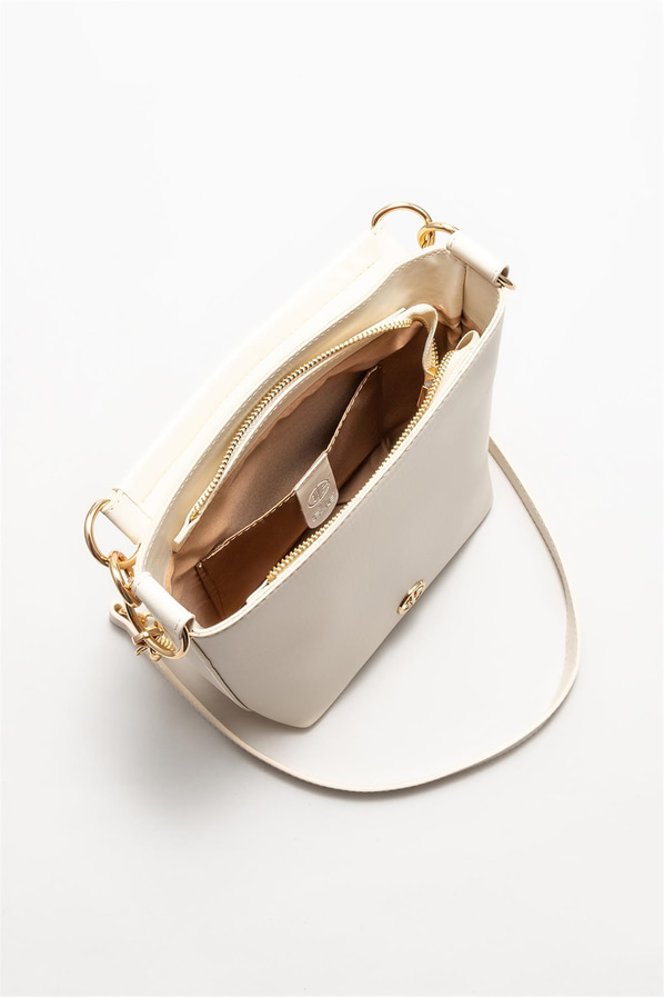 Bej kadın çapraz çanta - Elle Shoes