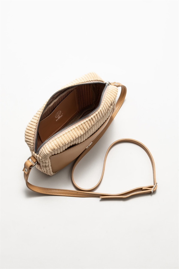 Bej kadın çapraz çanta - Elle Shoes