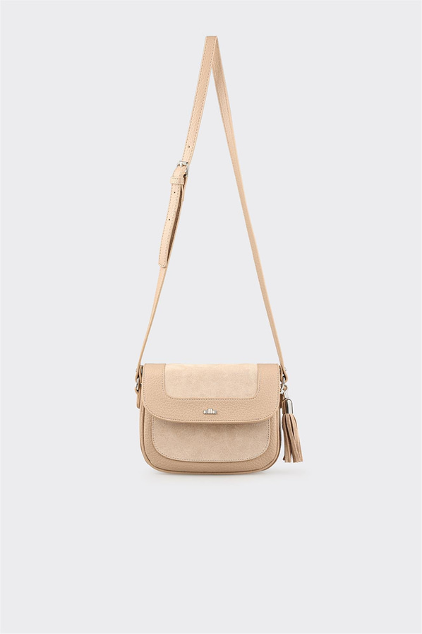 Bej Kadın Çapraz Çanta