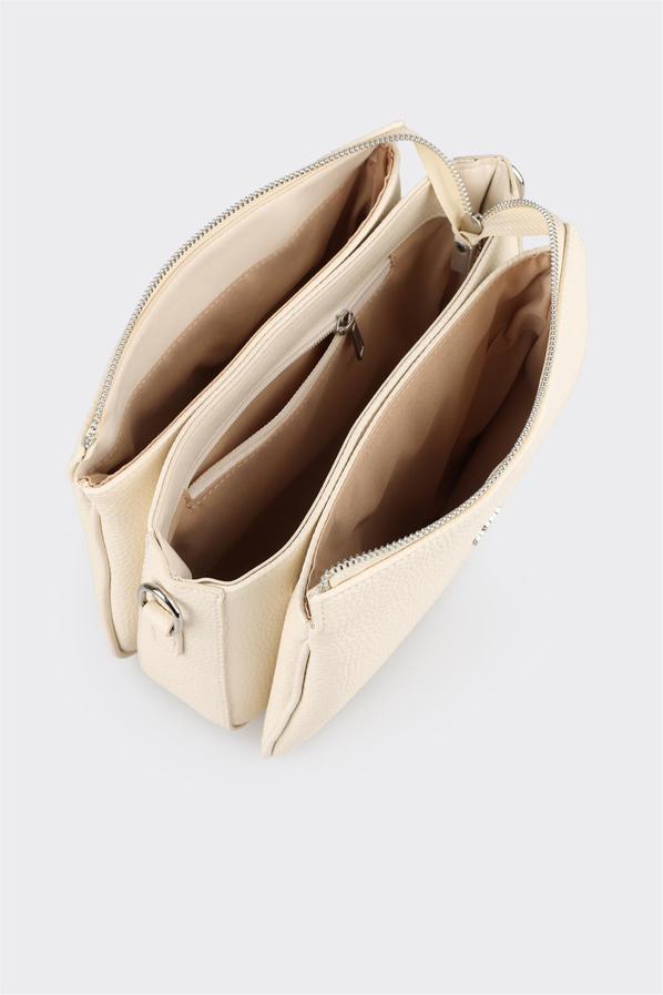 Bej kadın çapraz çanta - Elle Shoes