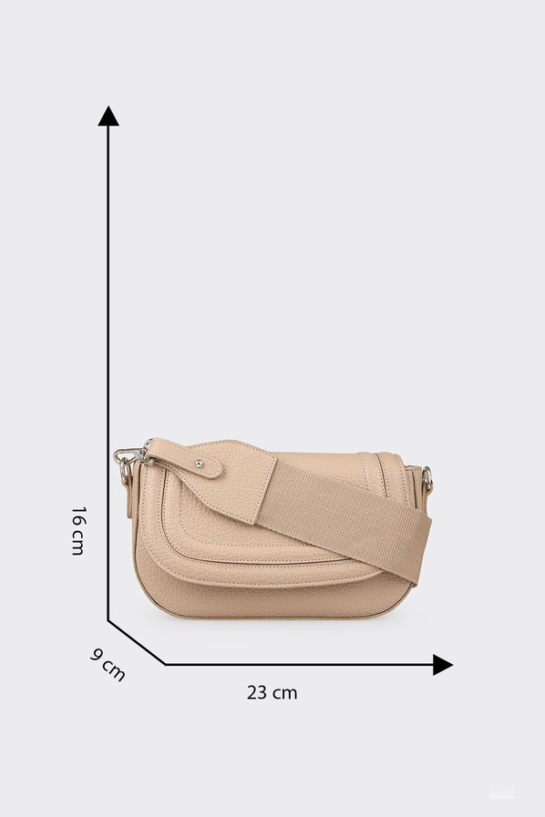 Bej kadın çapraz çanta - Elle Shoes