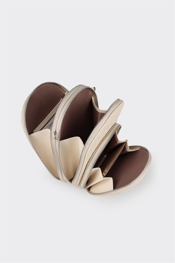 Bej kadın çapraz çanta - Elle Shoes