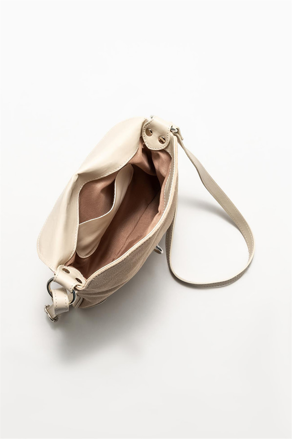 Bej kadın çapraz çanta - Elle Shoes