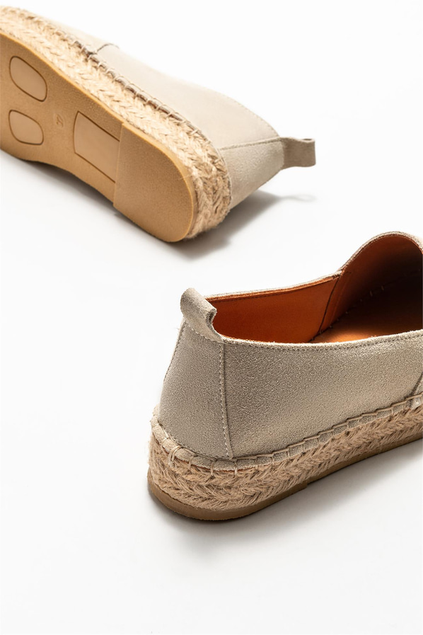Bej kadın espadril - Elle Shoes