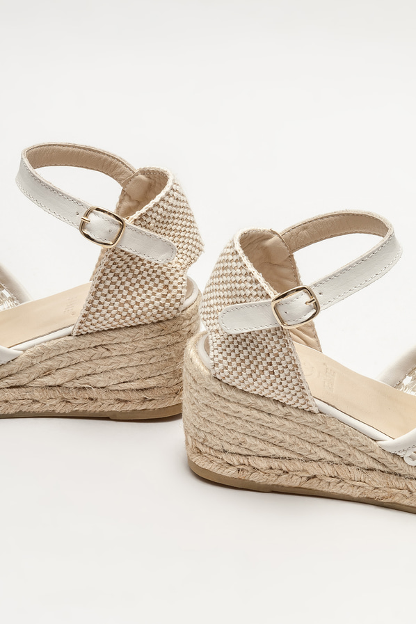 Bej kadın espadril - Elle Shoes