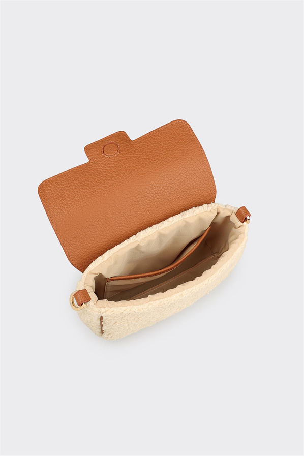 Bej Kadın Küçük Çapraz Çanta