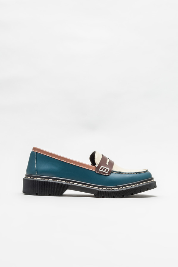 Bej kadın loafer - Elle Shoes