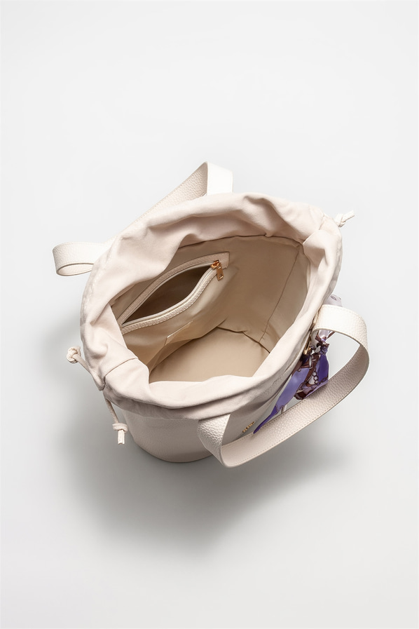Bej kadın omuz çantası - Elle Shoes