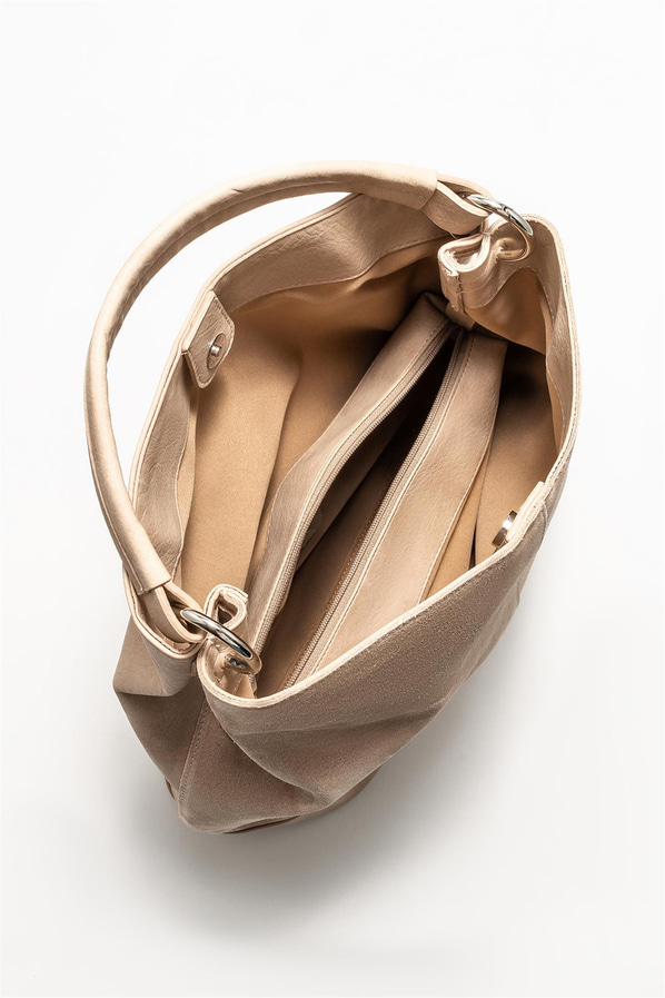 Bej kadın omuz çantası - Elle Shoes