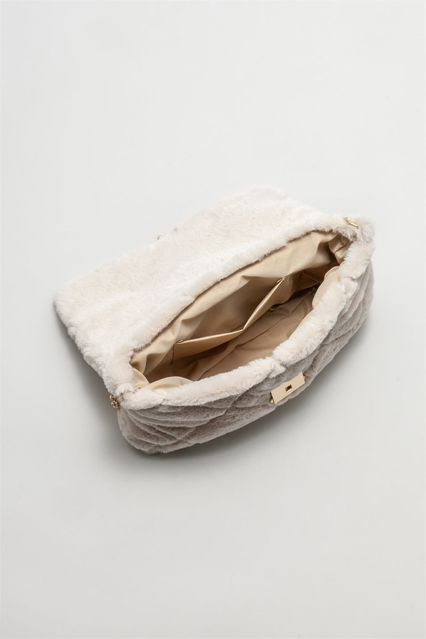 Bej kadın omuz çantası - Elle Shoes