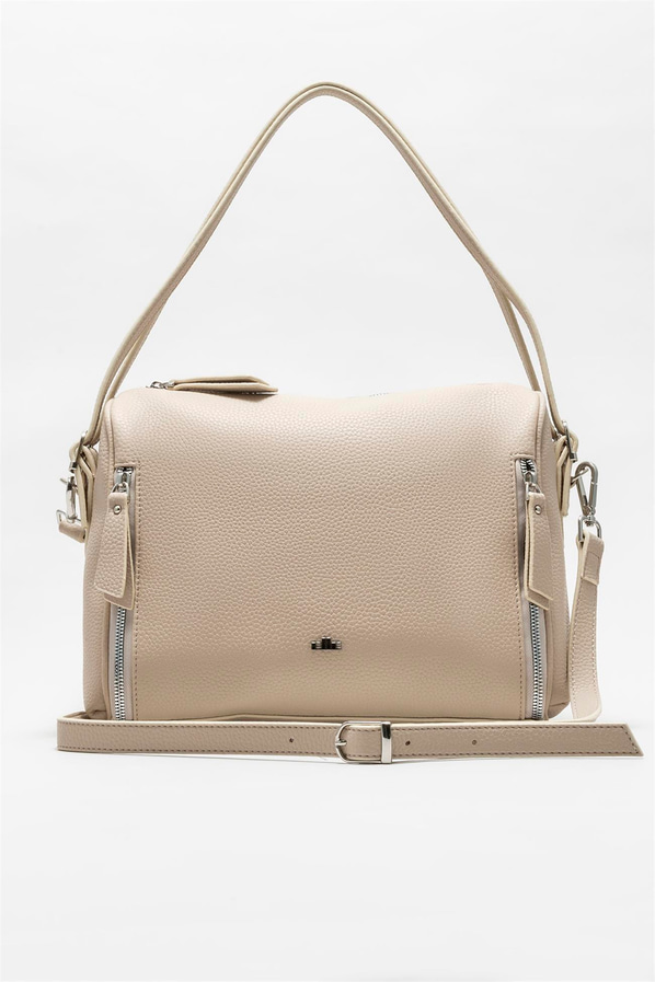 Bej kadın omuz çantası - Elle Shoes