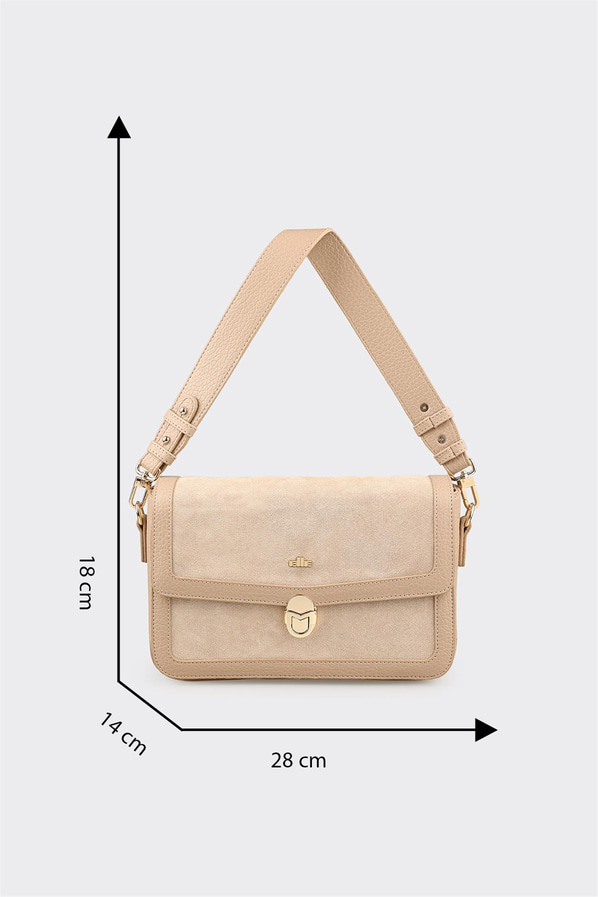 Bej Kadın Omuz Çantası