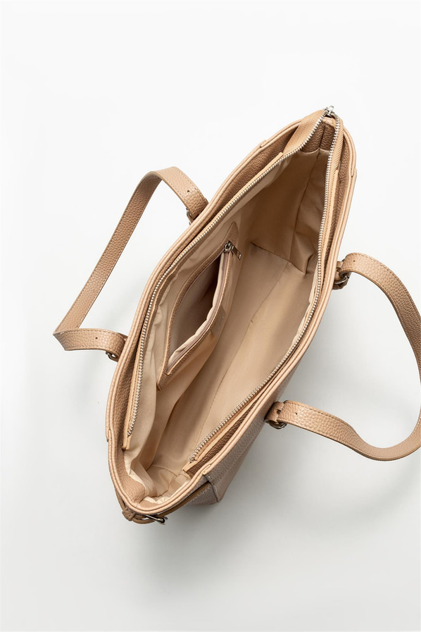Bej kadın omuz çantası - Elle Shoes