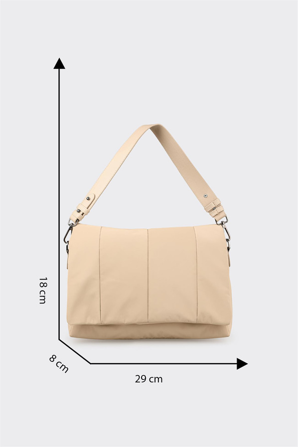 Bej Kadın Omuz Çantası