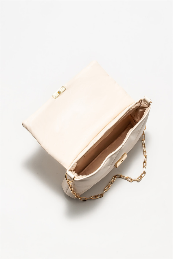 Bej kadın omuz çantası - Elle Shoes