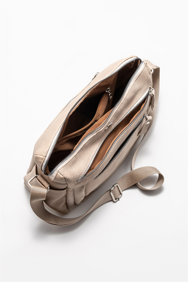 Bej kadın omuz çantası - Elle Shoes