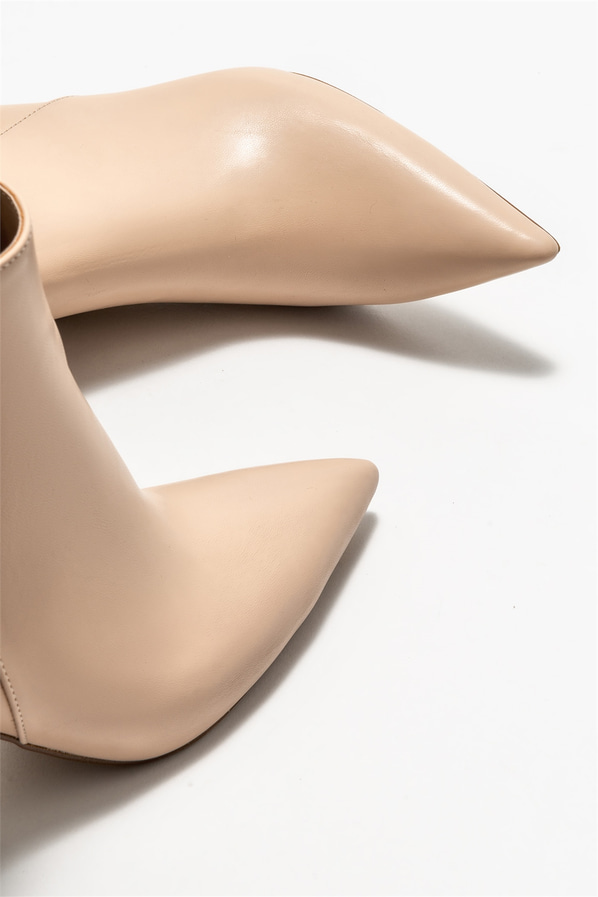 Bej kadın bot - Elle Shoes